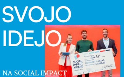 Social Impact Award Slovenia: Prijave na novo sezono so odprte!