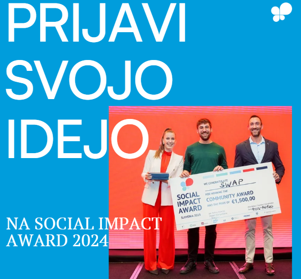 Social Impact Award Slovenia: Prijave na novo sezono so odprte!