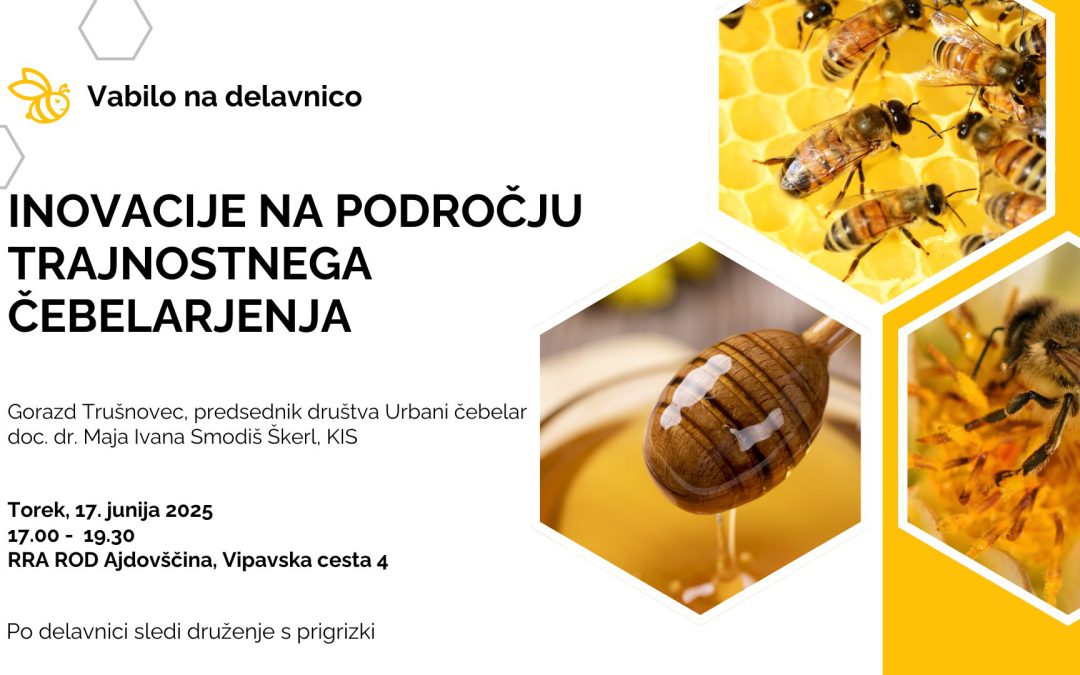 STROKOVNA DELAVNICA: INOVACIJE NA PODROČJU TRAJNOSTNEGA ČEBELARJENJA