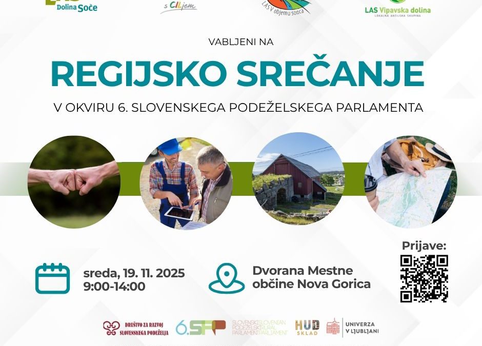VABILO NA REGIJSKO SREČANJE GORIŠKE REGIJE